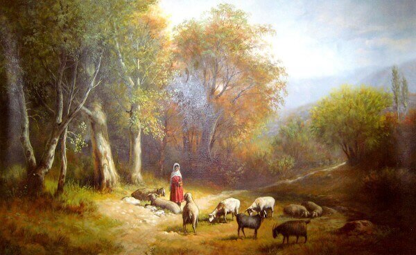 The sheep and the virgin